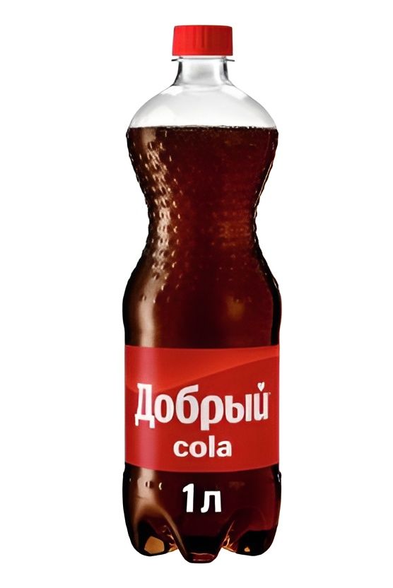 Напиток Добрый Cola, 1 литр. ПЭТ. Упаковка 12 шт.
