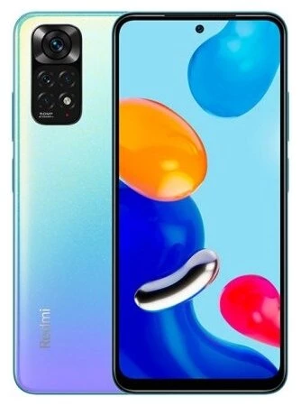 Смартфон Xiaomi Redmi Note 11 4/64GB NFC Global (4 ГБ, 64 ГБ, Голубой, Global)