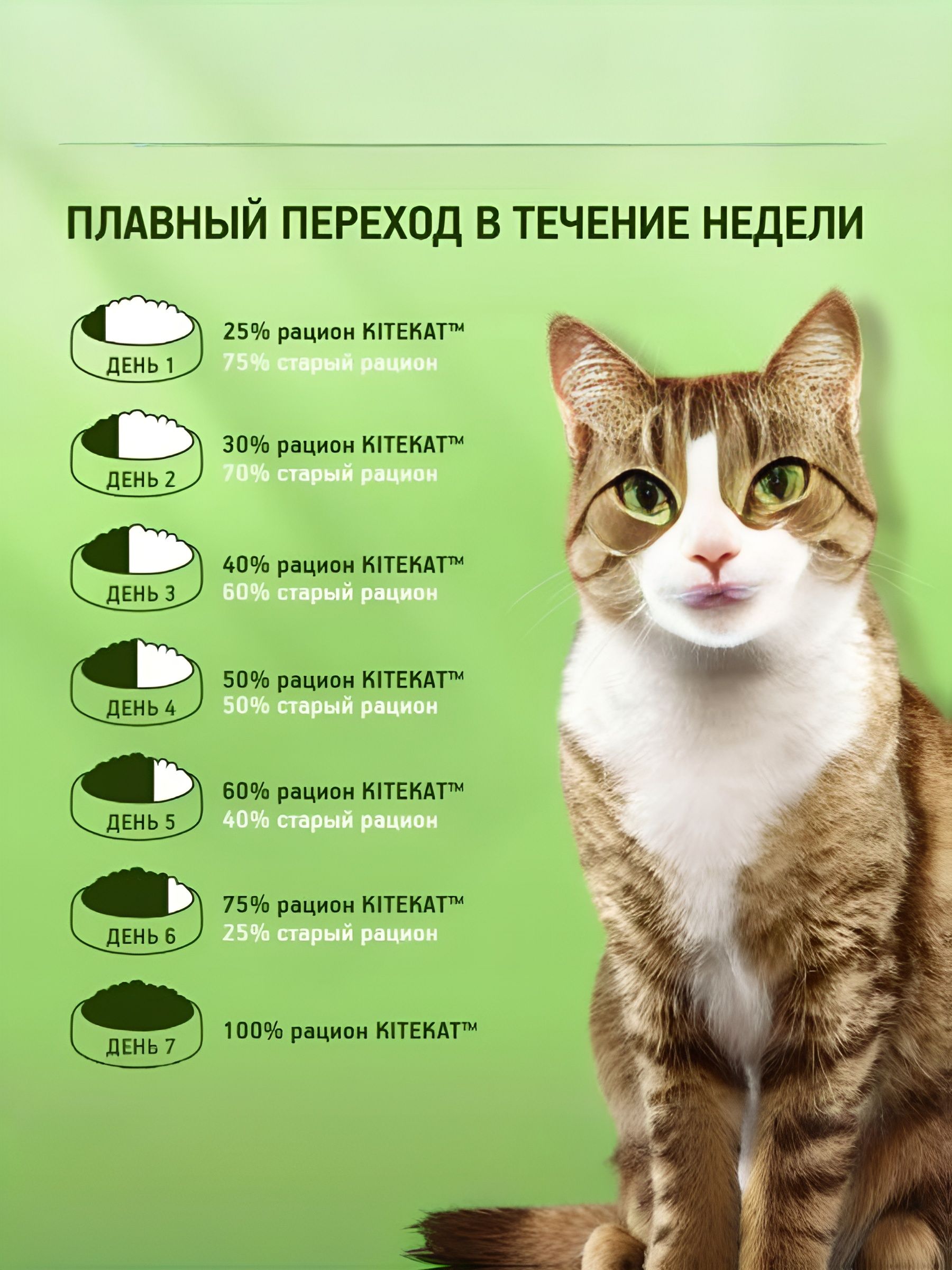 Корм сухой KITEKAT для взрослых кошек Курочка Аппетитная , 350 г.