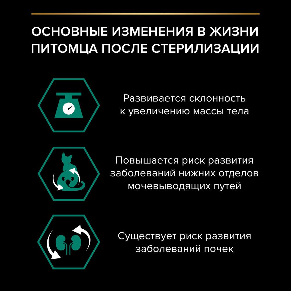 Влажный корм для взрослых стерилизованных кошек PRO PLAN Sterilised, микс с говядиной, курицей, уткой, океанической рыбой в соусе, 85 г х 40 шт