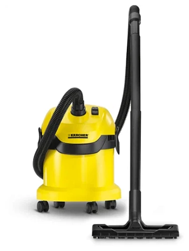 Профессиональный пылесос KARCHER WD 2 Plus V-12/4/18, 1000 Вт (Жёлтый)