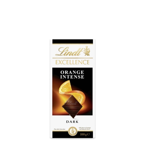 Шоколад темный с кусочками апельсина Lindt Excellence 100г