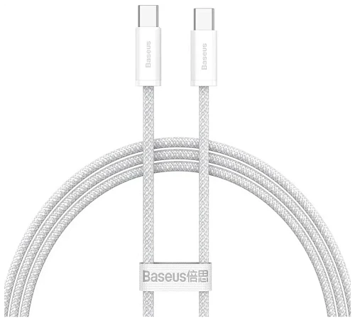 Кабель Baseus Dynamic Series Fast Charging Data Cable Type-C to Type-C 100W 1m (Белый)