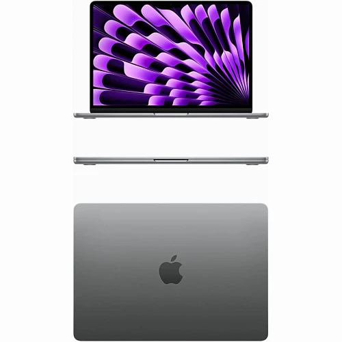 Ноутбук Apple MacBook Air 15 2023 (M2 8-Core, GPU 10-Core, 8 GB, 256GB) (8 ГБ, 256 ГБ, MQKP3, Серый Космос)