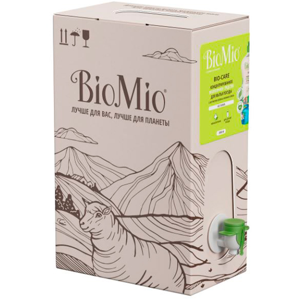 Средство для мытья посуды BioMio BIO-CARE без запаха 3 литра