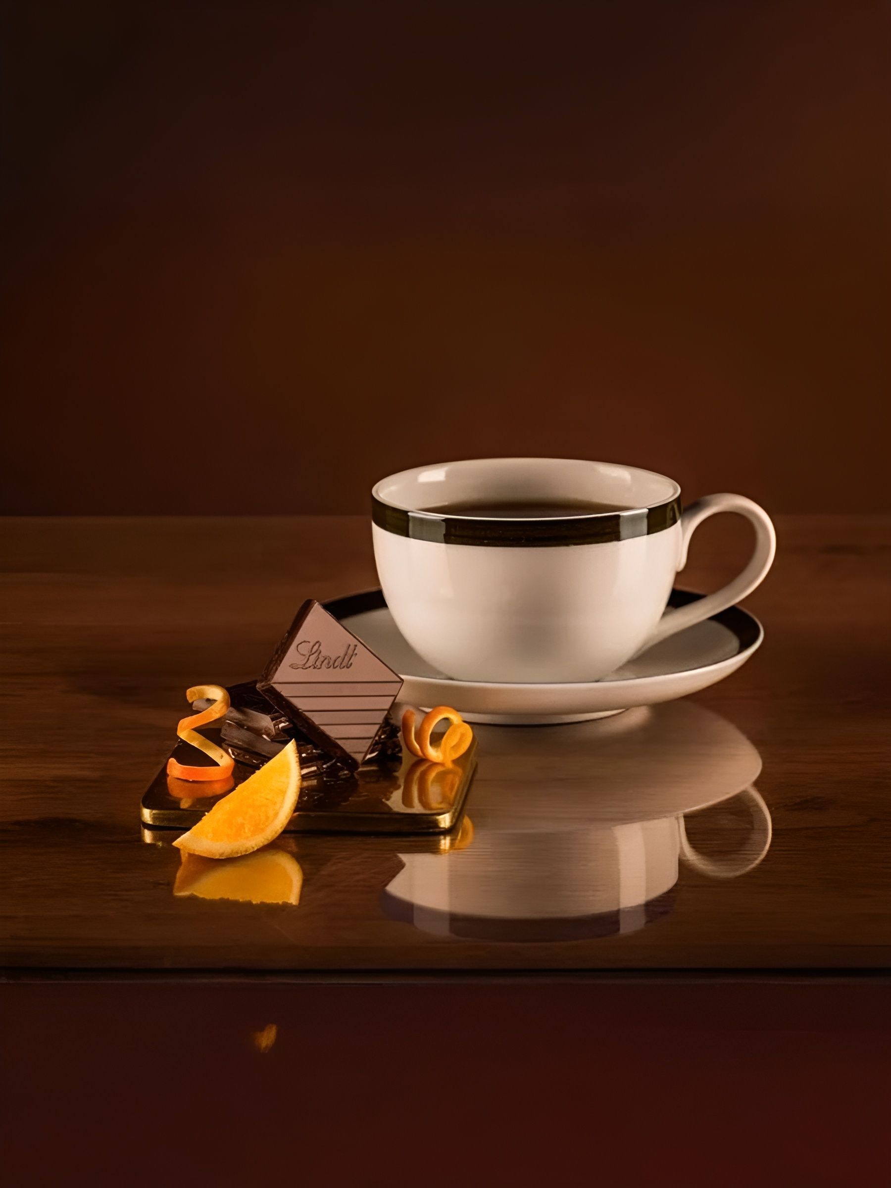 Шоколад темный Lindt Excellence Orange Intense с апельсином (100 гр). Набор 20 шт.