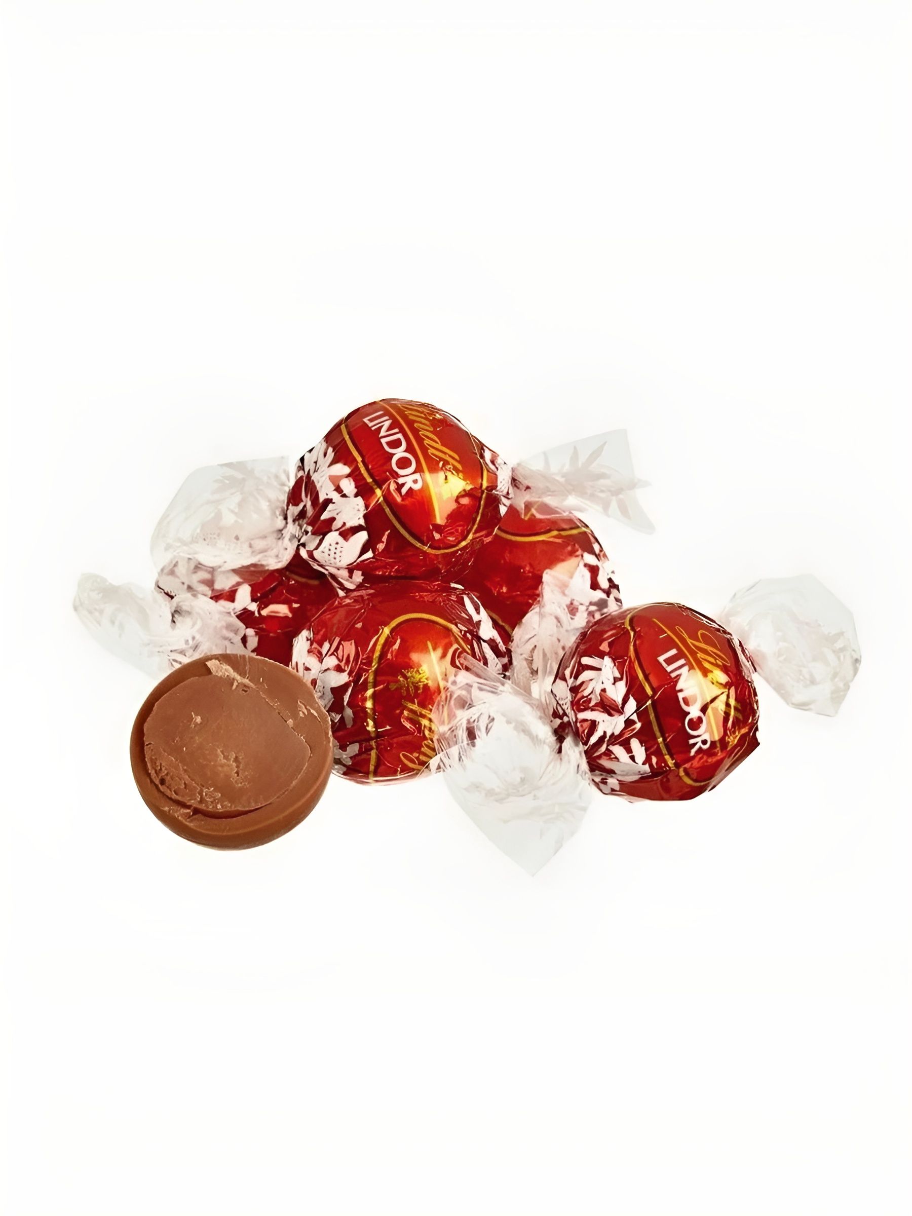 Конфеты шоколадные Lindor Cornet Milk Pralines (молочные), 200 гр. 2 шт.