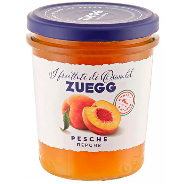 Конфитюр Zuegg Персик экстра 320 гр