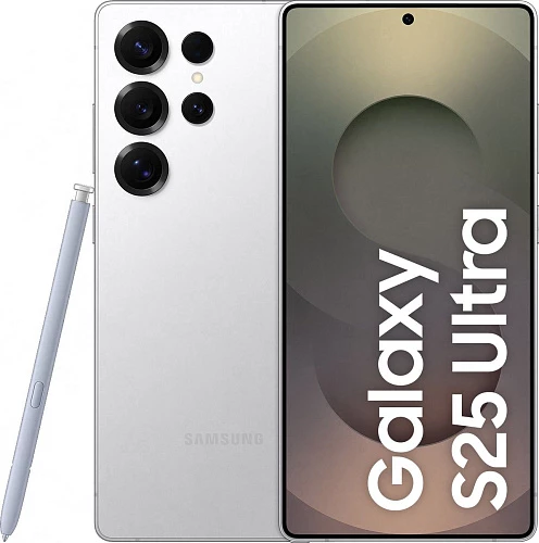 Смартфон Samsung Galaxy S25 Ultra 12/256GB (Серебристый, 12 ГБ, 256 ГБ)
