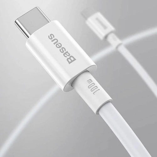Кабель Baseus Superior Series Fast Charging Type-C 100W 2m (Белый)
