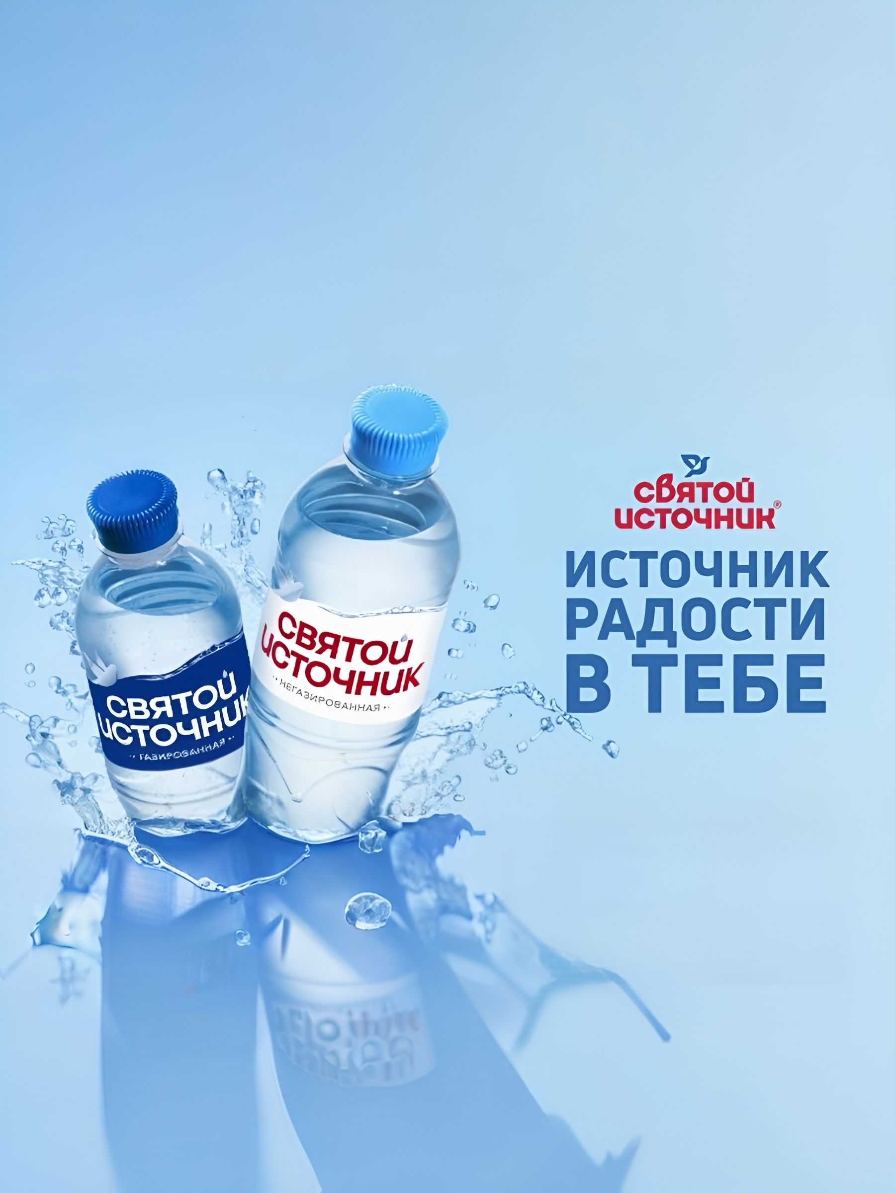 Вода питьевая Святой источник 0.75л, ПЭТ, негазированная. Упаковка 12 шт.