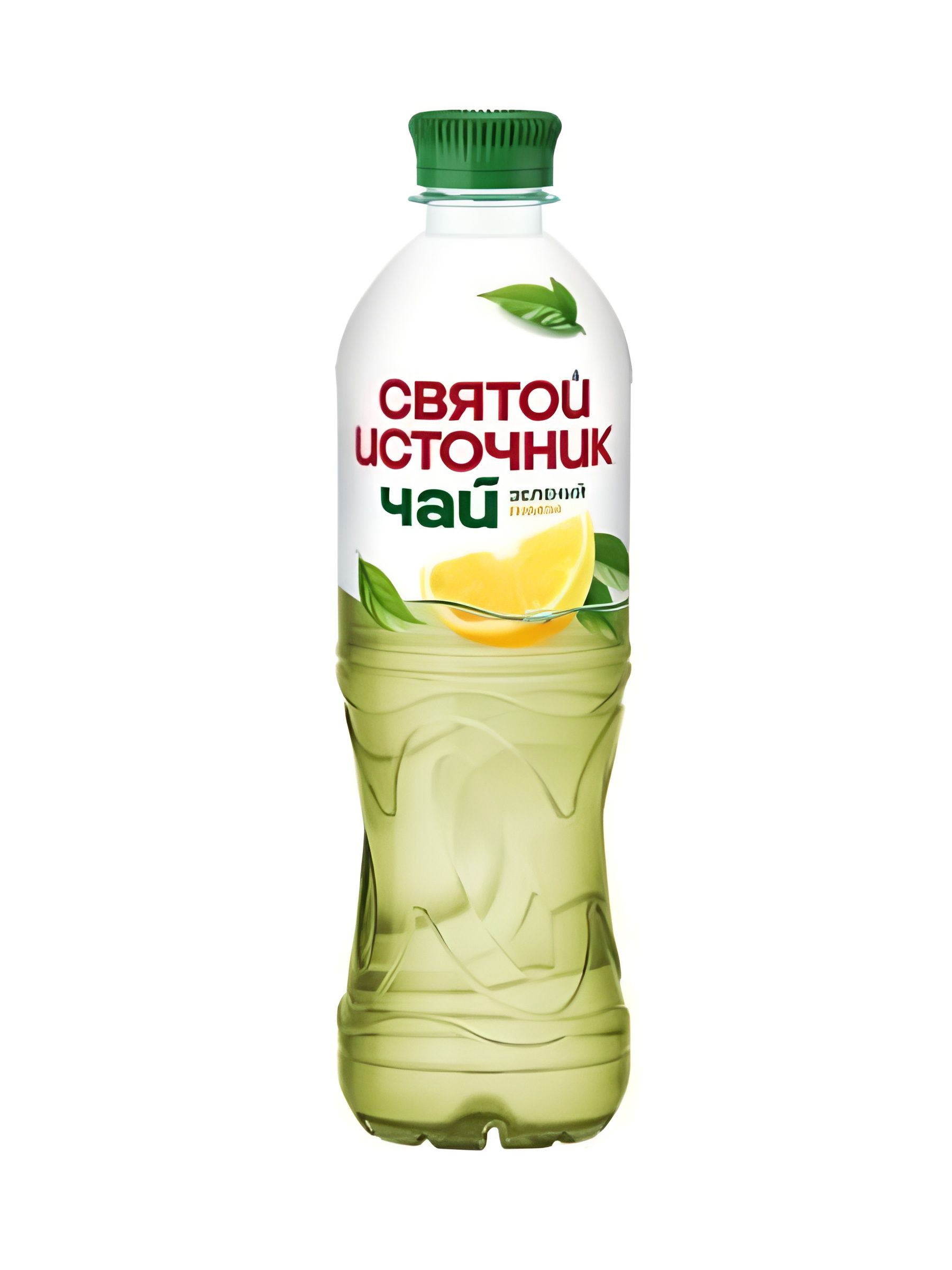 Холодный чай Святой Источник зеленый,со вкусом лимона, 500мл. Упаковка 12 шт.