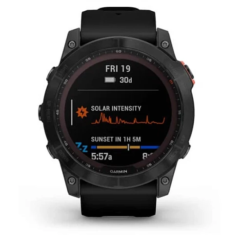 Умные часы Garmin Fenix 7X Solar Wi-Fi (Чёрный)