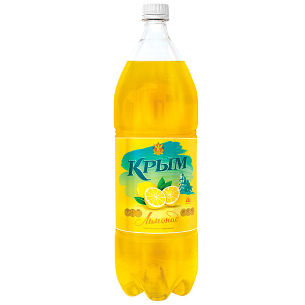 Напиток Крым лимонад 2 литра, газ, пэт, 6 шт. в уп.