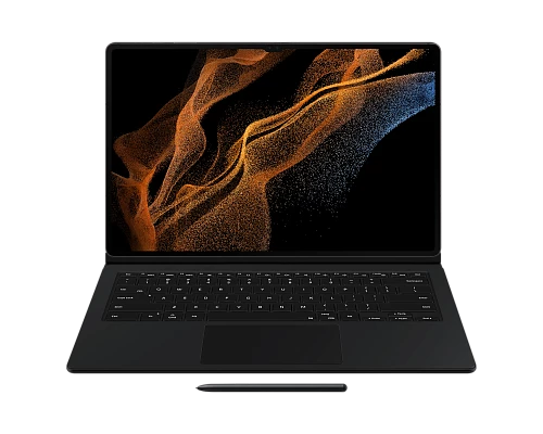 Чехол клавиатура Samsung Tab S8 Ultra 14.6 (EF-DX900BBRGRU) (Черный)
