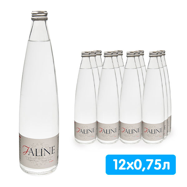 Вода Jaline 0.75 литра, без газа, стекло, 12 шт. в уп.