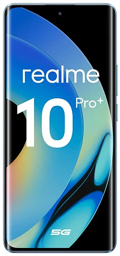 Смартфон Realme 10 Pro+ 5G 12/256GB (Голубой, 256 ГБ, 12 ГБ)