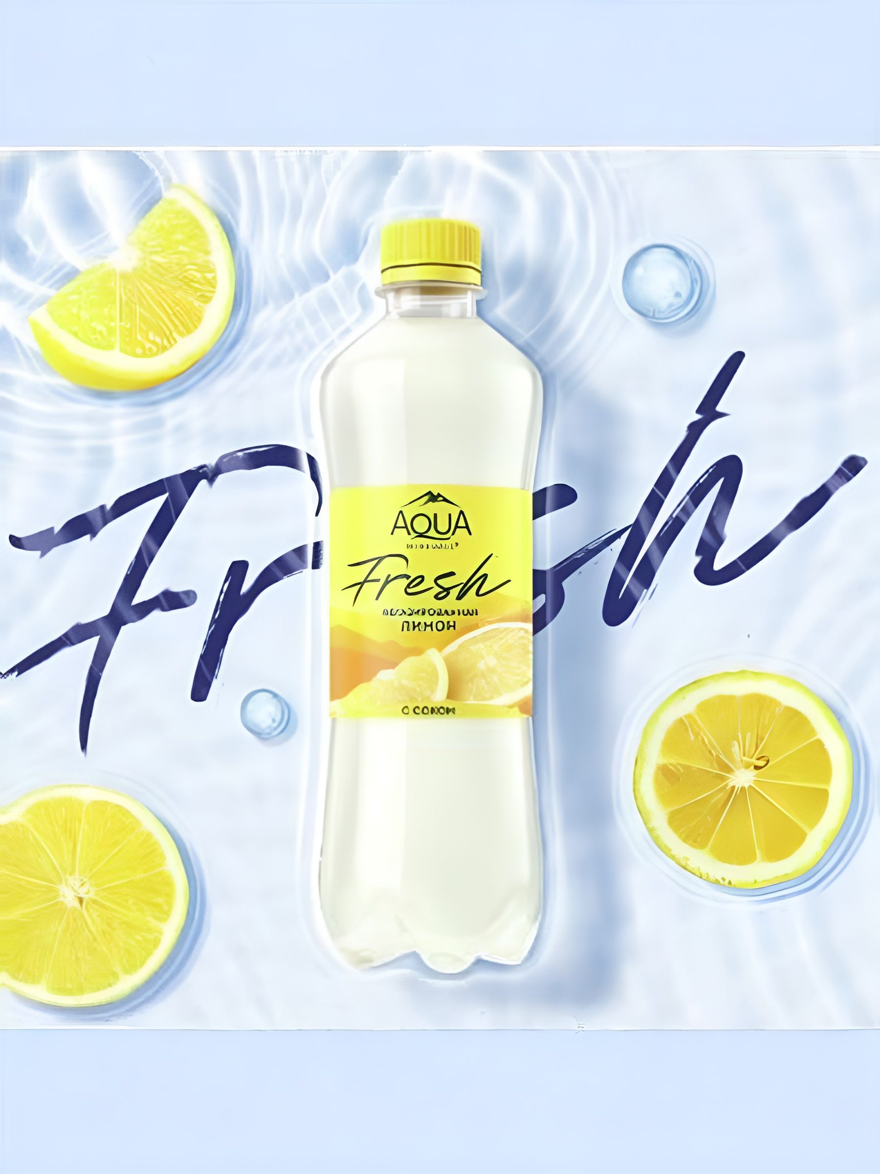 Аква Минерале (Aqua Minerale Fresh) питьевая негазированная, Лимон без газа, 500 мл x 12 шт