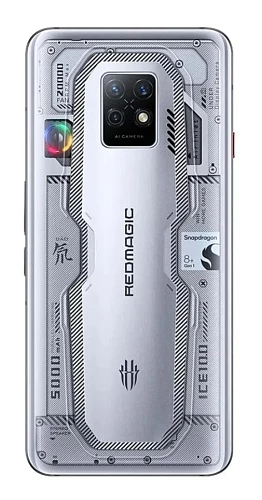 Смартфон Nubia RedMagic 7S Pro 12/256GB Global (Серебристый, 256 ГБ, 12 ГБ, Global)