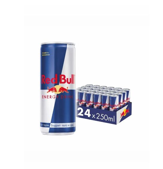 Энергетический напиток Red Bull, 24 шт х 250 мл