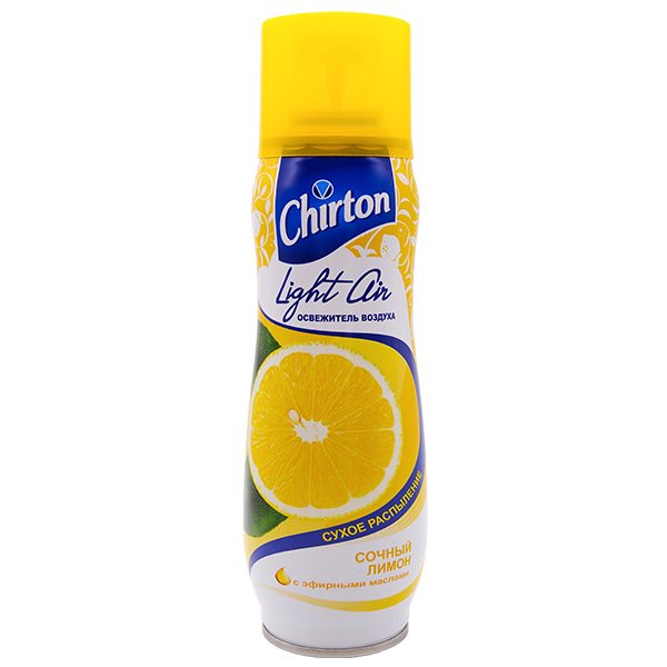 Освежитель воздуха Chirton Light Air сочный лимон (сухое распыление) 300 мл