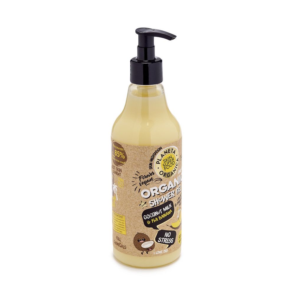 Гель для душа No stress Planeta Organica Skin Super Food, 500 мл х 8шт.