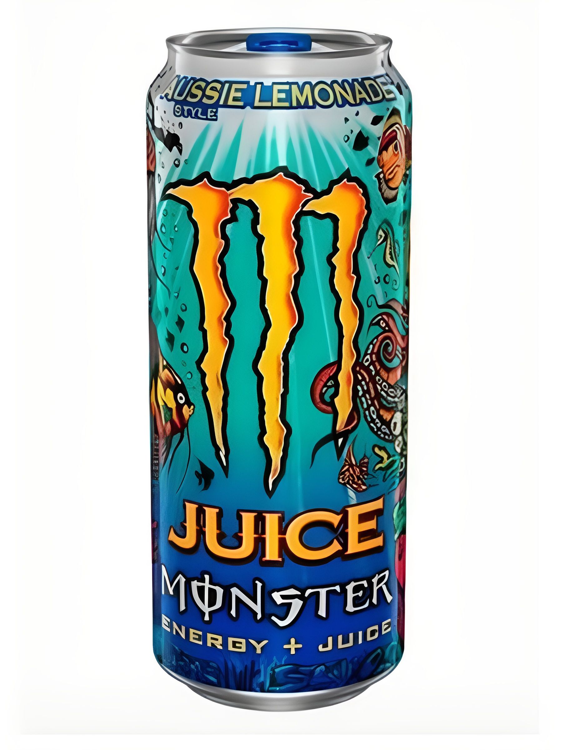 Энергетический напиток Monster Energy Aussie Lemonade/ Мультифрукт , 500 мл, упаковка 12 шт