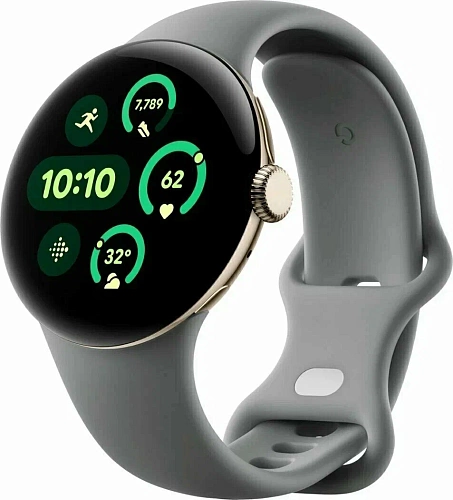 Умные часы Google Pixel Watch 3 45mm (Champagne Gold/Hazel)
