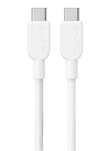 Кабель Anker 310 USB-C - USB-C (Белый, 1м)