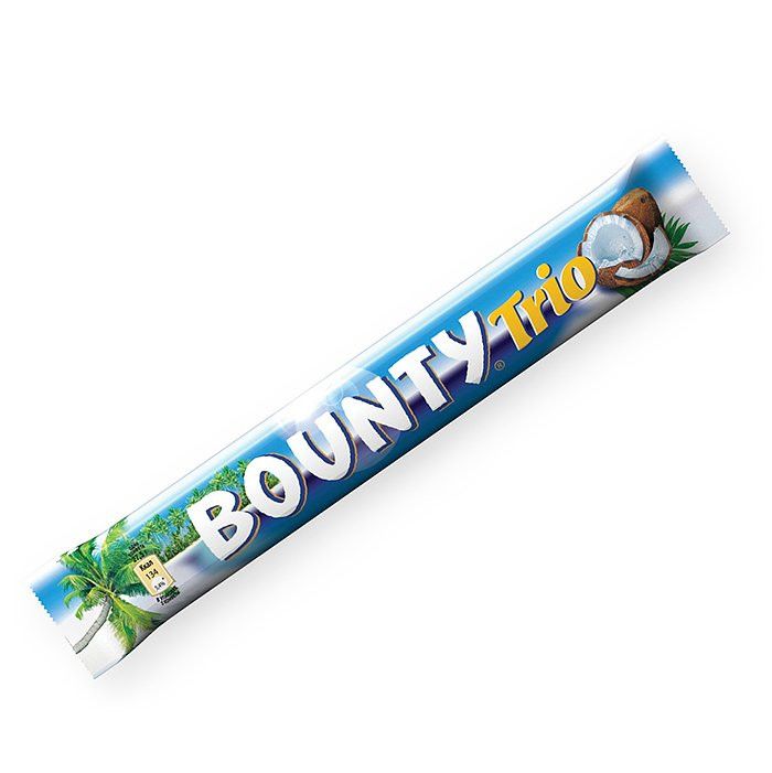 Батончик шоколадный Bounty Trio, 83г x 24 шт