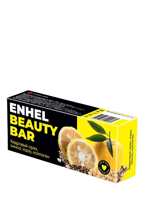 Батончик Enhel beauty bar с юдзу и кедровым орехом 35г