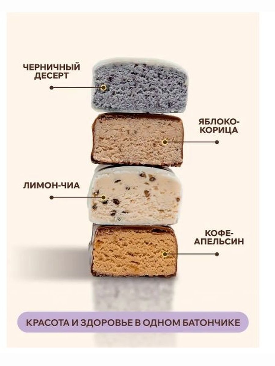 FitnesShock Протеиновые батончики без сахара "Born to be Shock", ассорти 28 шт