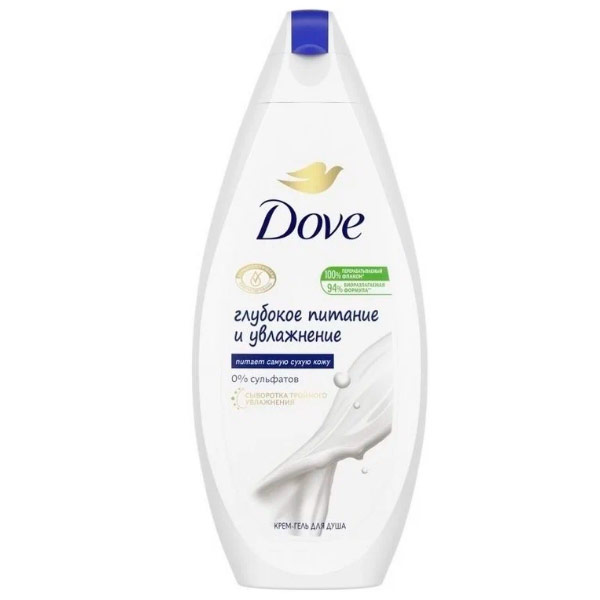 Гель для душа Dove Глубокое питание и увлажнение 250 мл