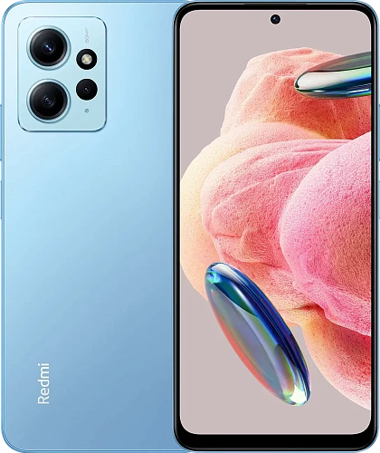 Смартфон Xiaomi Redmi Note 12 4G 8/256GB (Голубой, 8 ГБ, 256 ГБ)