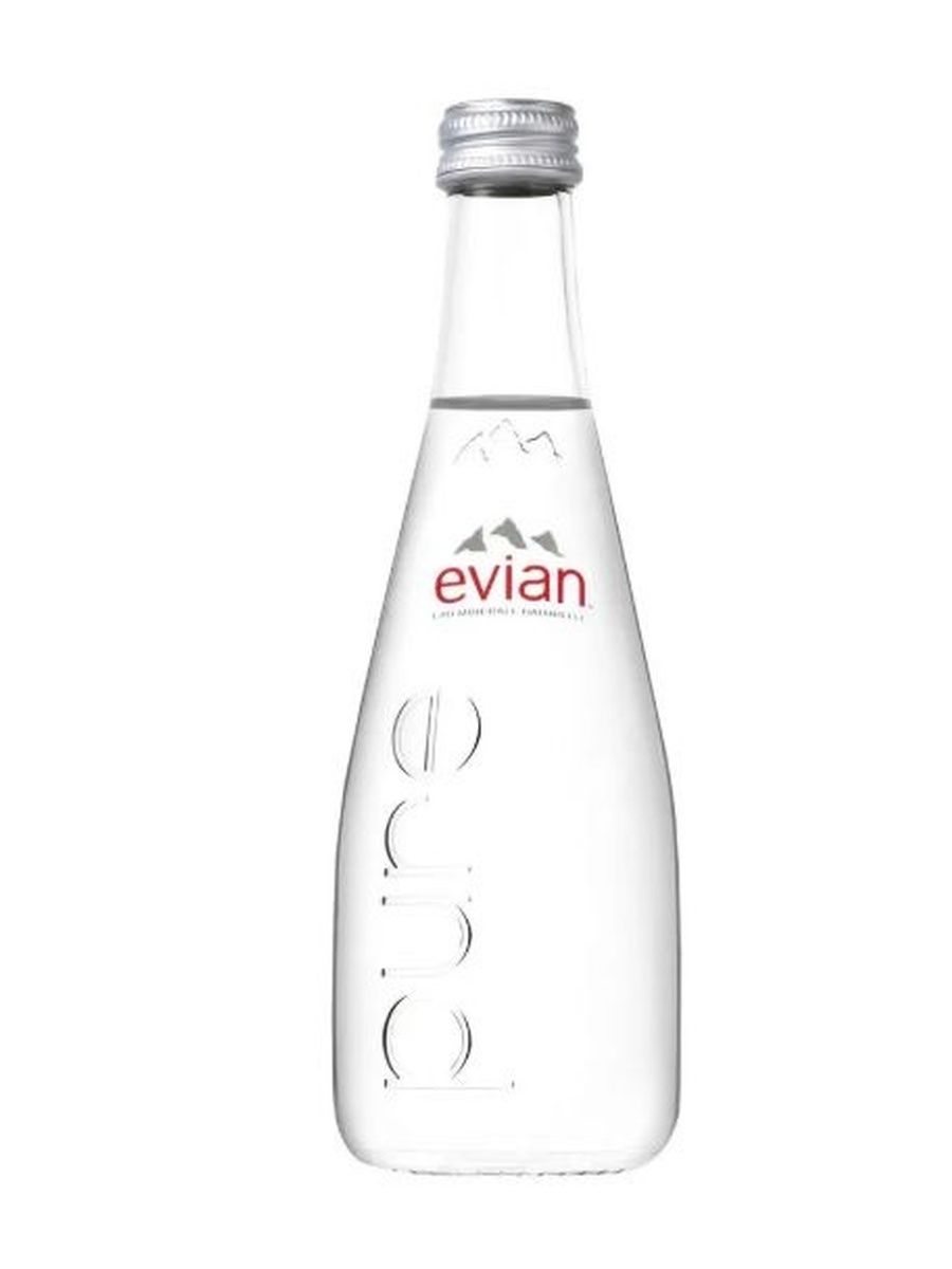 Вода негазированная Evian, 20 шт по 330 мл, стекло