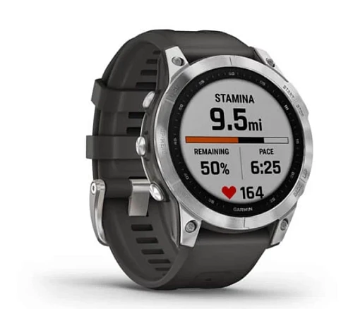 Умные часы Garmin Fenix 7 Wi-Fi (Серебристый)