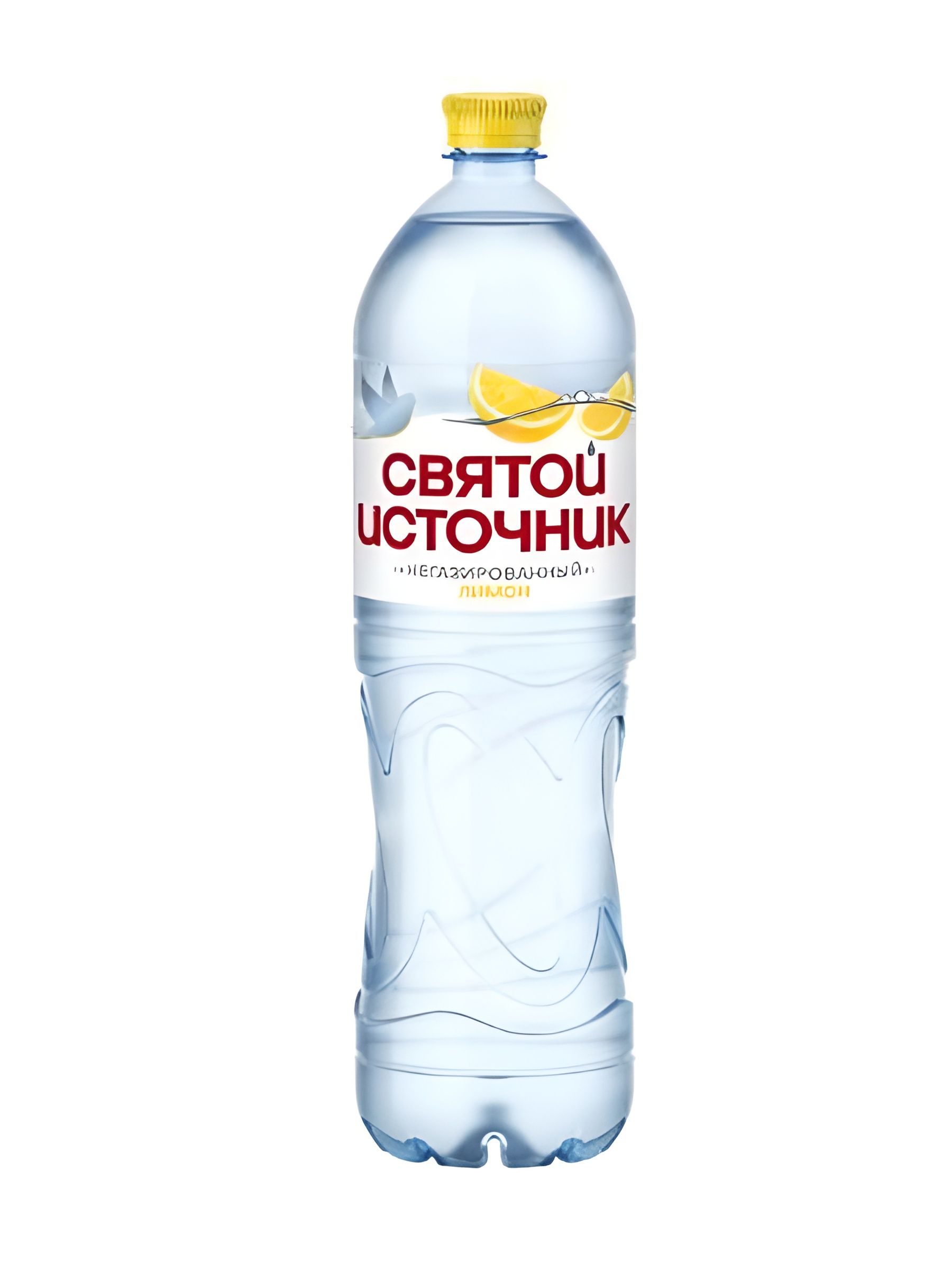 Вода питьевая Святой источник 1,5л, ПЭТ, Лимон, негазированная. Упаковка 1.5 л х 6шт.