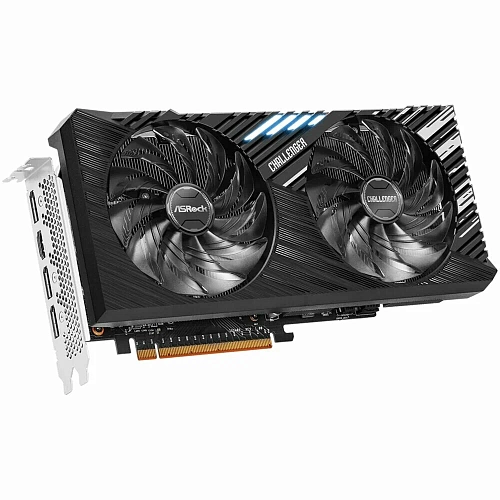 Видеокарта ASRock 8092Mb Intel Arc A750 Challenger SE 8GB OC (A750 CL SE 8GO) 3xDP, 1xHDMI, Ret (Чёрный)