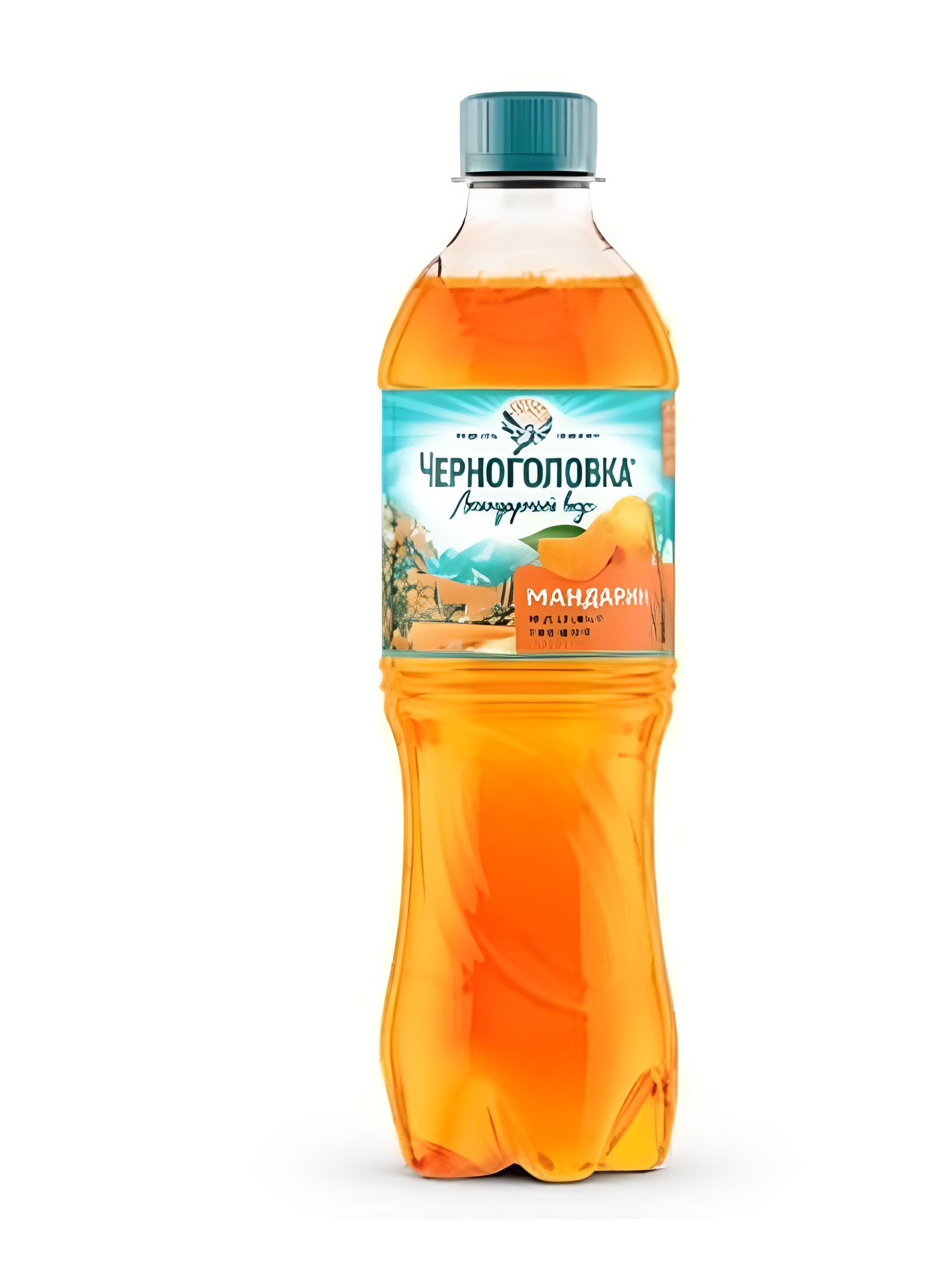 Напиток "Лимонад Черноголовка" Мандарин газированный, 500мл. ПЭТ. Упаковка 12 шт.