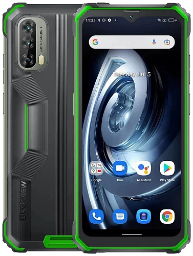 Смартфон Blackview BV7100 6/128GB (6 ГБ, 128 ГБ, Зелёный)