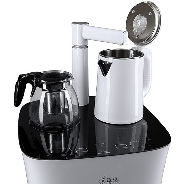 Кулер с чайным столиком Тиабар Ecotronic TB11-LE white