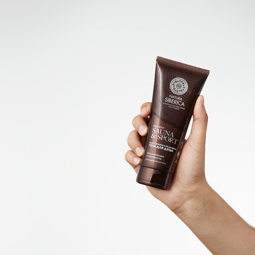 Гель для душа Увлажнение и свежесть Natura Siberica Sauna & Sport for Men, 200 мл