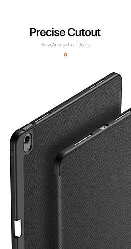 Чехол-книжка Gurdini Dux Ducis Domo Series для iPad Air 4/5 10.9 / Air 11 (2024) (Розовый)