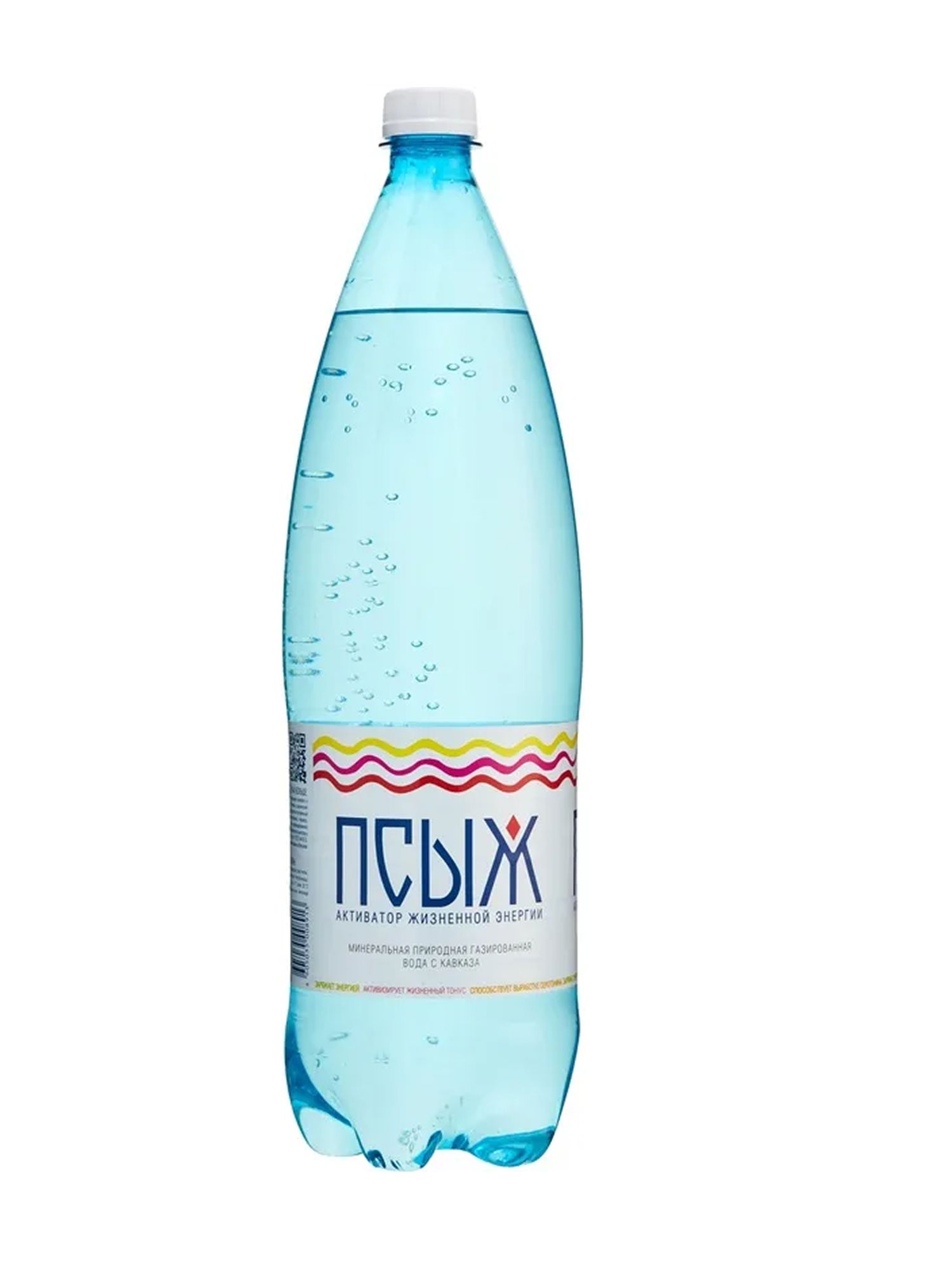 Вода газированная Псыж минеральная лечебно-столовая, 6 шт х 1,5 л.