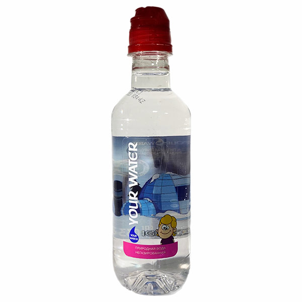 Вода Darida Your Water 0.33 литра, спорт, без газа, пэт, 24 шт. в уп.