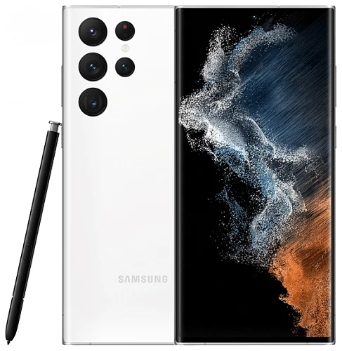 Смартфон Samsung Galaxy S22 Ultra 8/128GB (SM-S908B/DS) (8 ГБ, 128 ГБ, Белый)