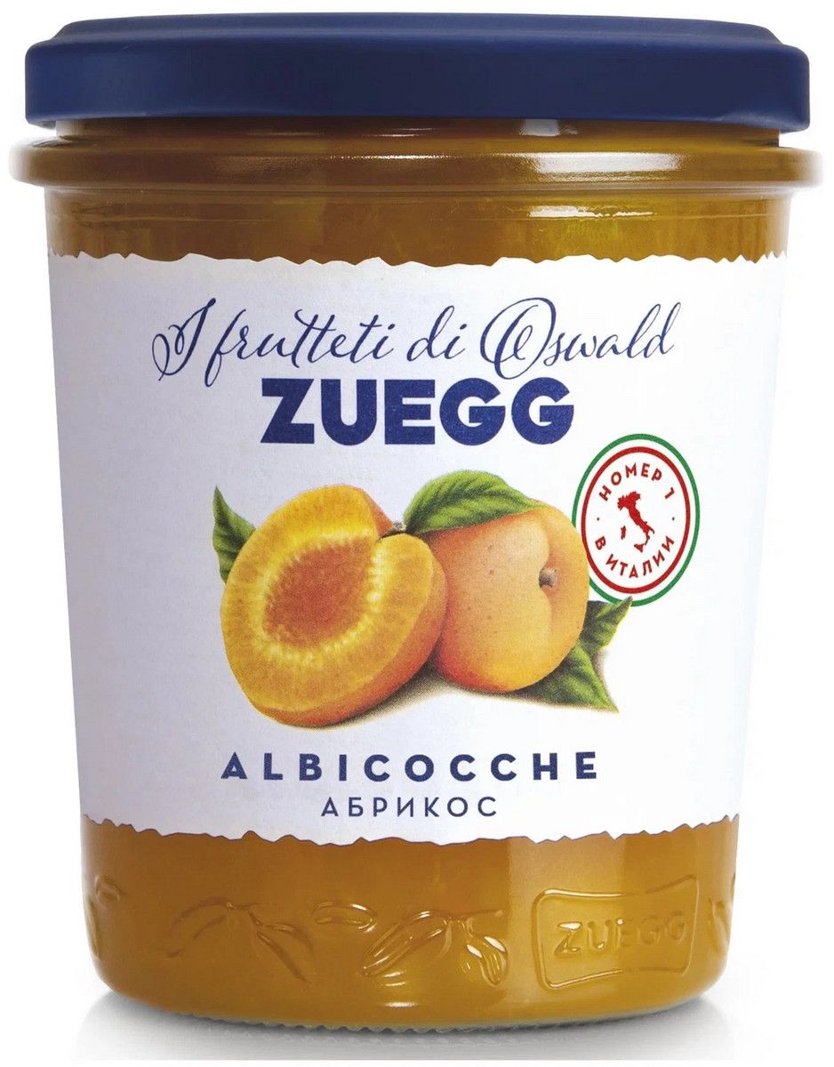 Джем Zuegg Абрикос конфитюр экстра, 320г х 12шт.