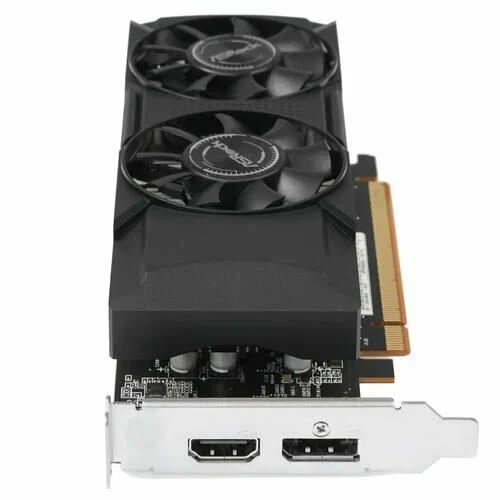 Видеокарта ASRock 6144Mb Intel Arc A380 Low Profile 6GB (A380 LP 6G) 1xDP, 1xHDMI, Ret (Чёрный)