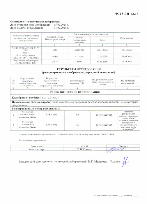 Вода SanAtorio 1.5 литра, газ, пэт, 6 шт. в уп.