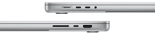 Ноутбук Apple MacBook Pro 14 2023 (M3 8-Core, GPU 10-Core, 16GB, 512GB) (Серебристый, 16 ГБ, 512 ГБ)